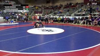 6A 126 lbs Cons. Semi - Blake Johnson, CABOT HIGH SCHOOL vs Steven Rogriguez, Jonesboro High School