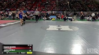 5A 126 lbs Quarterfinal - Mason Rogers, Coeur D Alene vs Jabyn Kemble, Middleton