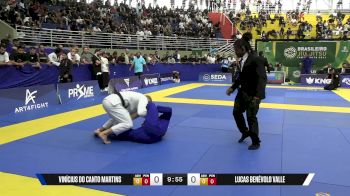 Lucas Benévolo Valle vs Vinícius Do Canto Martins 2025 Brasileiro Jiu-Jitsu IBJJF