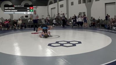 95 lbs Round 5 (6 Team) - Parker Gerber, LAW/Crass vs Joey Cotter, CT Whale