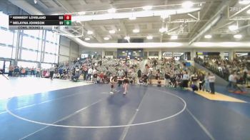 100 lbs Cons. Round 4 - Melayna Johnson, Riverton vs Kennedy Loveland, Bear River