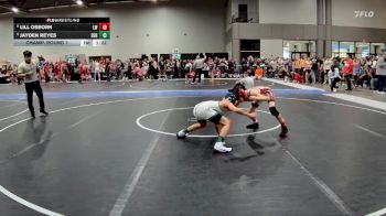 95 lbs Champ. Round 1 - Jayden Reyes, Derby vs Lill Osborn, Liberal WC