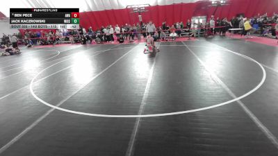 14U Boys - 115 lbs Champ. Round 1 - Ben Pece, Askren Wrestling Academy vs Jack Kaczrowski, Wisconsin