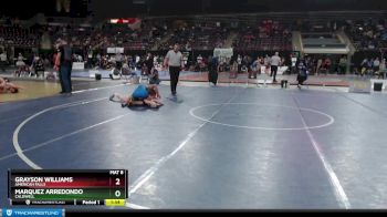 138 lbs Champ. Round 3 - Marquez Arredondo, Caldwell vs Grayson Williams, American Falls