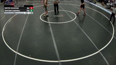 175 lbs Semis & 1st Wrestleback (8 Team) - Brittin Valentine, David City vs Brayden Campbell, Syracuse