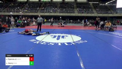 130 lbs Consi Of 8 #2 - Johnny Spence Jr., Marydei vs Logan Henry, Pasadena