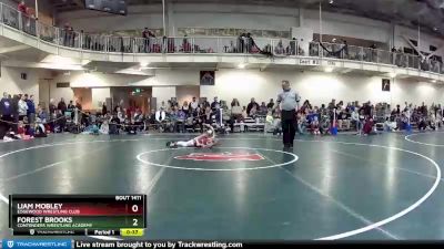 63 lbs Champ. Round 1 - Forest Brooks, Contenders Wrestling Academy vs Liam Mobley, Edgewood Wrestling Club