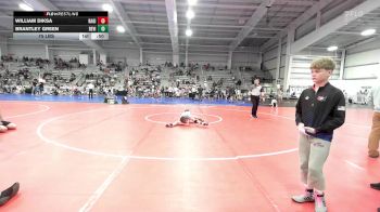 75 lbs Round Of 16 - William Diksa, Ragin Raisins Catawba ES vs Brantley Green, Revival Orange