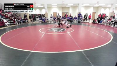 113 lbs 2nd Wrestleback (16 Team) - Tate Sauls, Villa Rica vs Brad Hirth, Alexander