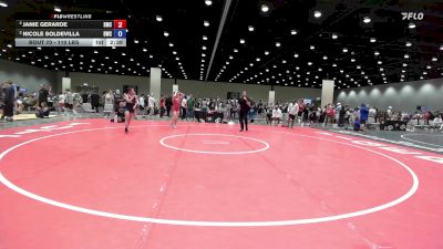 110 lbs Semis - Janie Gerarde, Spartan Mat Club vs Nicole Soldevilla, Borger Wrestling Club