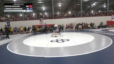 125 kg Champ. Rd Of 64 - Stephan Monchery, Boone RTC vs Brentan Simmerman, Golden One RTC