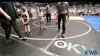 49 lbs Consi Of 8 #1 - Kade Luker, Fort Gibson Youth Wrestling vs Coy Collett, Eufaula Ironheads Wrestling Club
