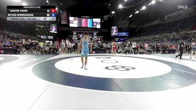 150 lbs Champ. Rd Of 32 - Austin Paris, UT vs Myles Burroughs, MA