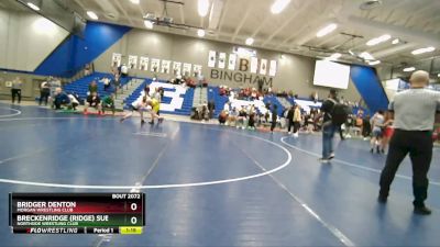 165 lbs 1st Place Match - Bridger Denton, Morgan Wrestling Club vs Breckenridge (Ridge) Sube, Northside Wrestling Club