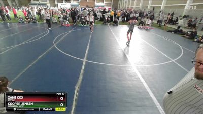 175 lbs Cons. Round 7 - Zane Cox, Uintah vs Cooper Jensen, Mountain View