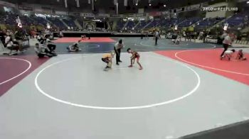 65 lbs Quarterfinal - Kasseus Delarosa, Mayhem vs Colten Mahoney, Mid Valley Wolves Wr Ac