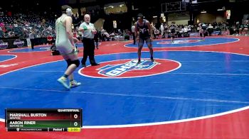 7A-190 lbs Quarterfinal - Marshall Burton, Newton vs Aaron Riner, Buford HS