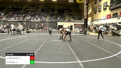 197 lbs Consi Of 4 - Josh McCutchen, Gardner-Webb vs Kael Wisler, Michigan State