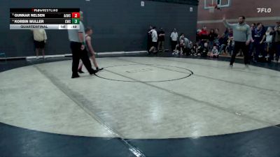 93 lbs Quarterfinal - Gunnar Nelsen, All American Wrestling Club vs Korbin Muller, Cougar Wrestling Club