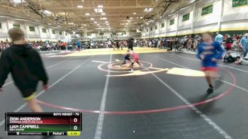 70 lbs Cons. Round 4 - Zion Anderson, Sheridan Wrestling Club vs Liam Campbell, Bon Homme