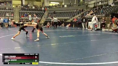 80 lbs Cons. Round 5 - Aidan Grimm, WRATH vs Abel Fisher, Sebolt Wrestling Academy