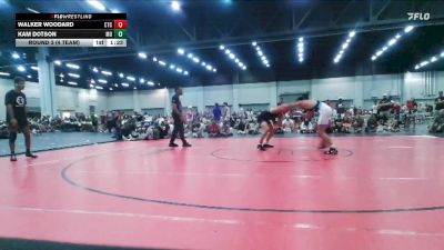 150 lbs Round 3 (4 Team) - Kam Dotson, Missouri Outlaws vs Walker Woodard, Circle Training Center