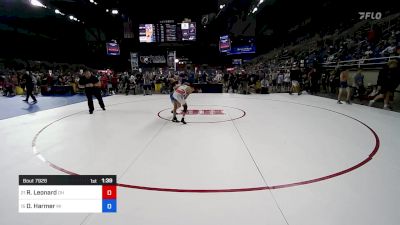 88 lbs Cons 16 #2 - Ryker Leonard, OH vs Dakota Harmer, MI