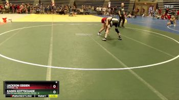 125 lbs Semis (4 Team) - Kaden Kottschade, PEM (Plainview/Elgin/Millville) vs Jackson Odden, Staples