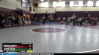 156-157 lbs 1st Place Match - Sydnie Miller, Cedar Rapids Kennedy vs Dakota Cornell, Vinton-Shellsburg