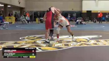 149 lbs Cons. Round 3 - Jayden Jones, Ohio Northern vs Kyle Emsley, Ohio Wesleyan