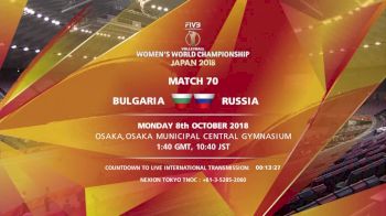 BUL vs RUS | 2018 FIVB Womens World Championships