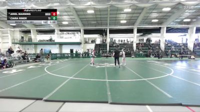 131 lbs Cons. Semi - Ciara Riner, Tiffin University vs Ariel Manning, Mount Union