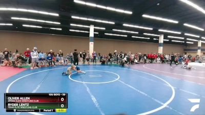 59 lbs Quarterfinal - Ryder Lentz, Texas Elite Wrestling Club vs Oliver Allen, Spring Klein Wrestling Club