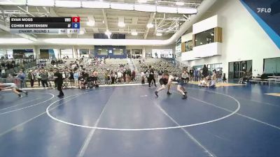 157 lbs Champ. Round 1 - Evan Moss, Wingz Wrestling Club vs Cohen Mortensen, American Fork