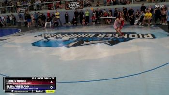 73 lbs 1st Place Match - Elena Vreeland, Alaska Battle Cats Wrestling Club vs Harley Dobbs, Interior Grappling Academy