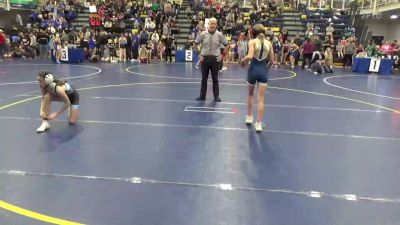 83 lbs Rr Rnd 4 - Nyla Fitzgerald, Kiski Area vs Jayleigh Rex, Bad Karma