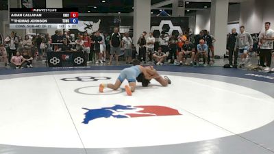 70 kg Cons. Sub-rd Of 32 - Aidan Callahan, Chadron State vs Thomas Johnson, The Charleston Wrestling Club