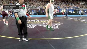 D4-285 lbs 1st Place Match - Noah Walker, Hesperia vs Sawyer Blaszczyk, Charlevoix