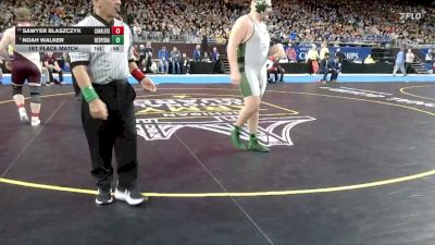 D4-285 lbs 1st Place Match - Noah Walker, Hesperia vs Sawyer Blaszczyk, Charlevoix