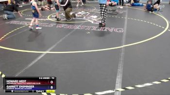 70 lbs Cons. Semi - Garrett Ensminger, Interior Grappling Academy vs Howard West, Anchorage Freestyle Wrestling Club