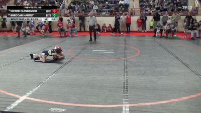 60_B lbs Consi Of 8 #2 - Victor Pleskovich, Fort Cherry vs Breccan Hartey, Methacton