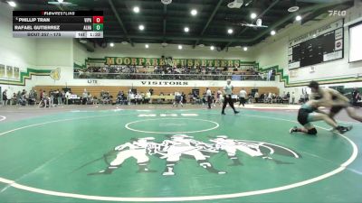175 lbs Champ. Round 2 - Phillip Tran, Villa Park vs Rafael Gutierrez, Alhambra