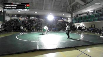285 lbs 1st Place Match - Clayton Floyd, Green Valley vs Travin Shahbaz, Granite Hills