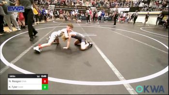 58 lbs Rr Rnd 1 - Noel Reagan, Standfast OKC vs Kolton Tyler, Choctaw Ironman Youth Wrestling