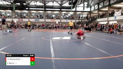 89-99 lbs Cons. Round 1 - Connor Mooneyham, Big Chief Wrestling Club vs Parker Barry, NWo Wrestling Club