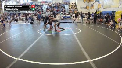 126 lbs Champ. Round 2 - Mario DiBella, Applied Pressure vs Alexander Esparza, Crestview High School