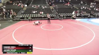 153 lbs Semifinal - Conner Yerka, Layton High School vs Hayden Taylor, Syracuse High School