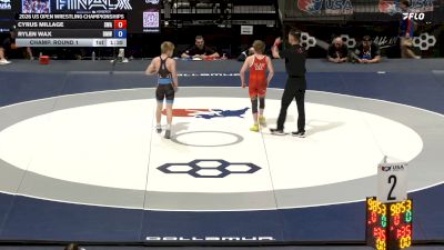 45 Finals kg Champ. Round 1 - Cyrus Millage, Sebolt Wrestling Academy vs Rylen Wax, Beast Mode Wrestling