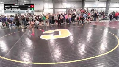 120 lbs Champ. Round 1 - Izaius McDonald, Cheyenne East vs Xavier Cisneros, Erie