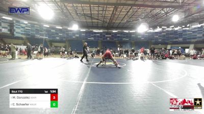 132 lbs Semifinal - Max Gonzalez, Askren Wrestling Academy vs Caleb Schaefer, Maurer Coughlin Wrestling Club